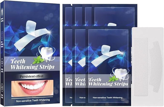 Professional Teeth Whitening Strips, 30-Minute Treatment, 5-Day Course, For Coffee and Wine Stains